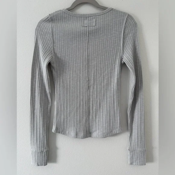 NWT Bohme Emmilianne Ribbed Top grey size xs - Picture 13 of 13